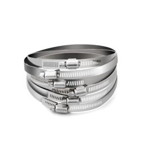 Stainless Steel Hose Clamps | Industrial Worm Drive Hose Clips | DIN 3017 German Type