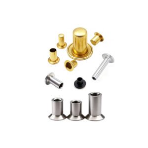 M2-M10 Industrial Semi-Tubular Rivets | Steel, Brass & Aluminum Hollow Rivets | M2-M10 Custom Sizes