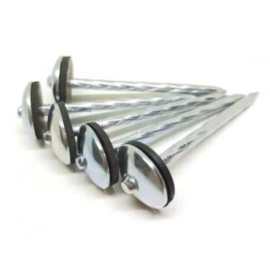High-Quality Roofing Nails with Umbrella Head - Galvanized Steel Nails with Rubber Washer
