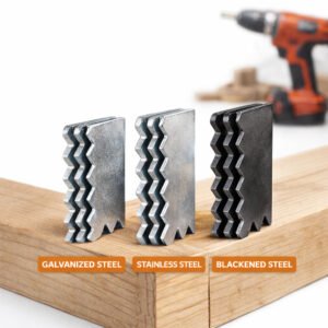 High-Strength Corrugated Fasteners - V-Shape & W-Shape Steel Wave Nails for Wood Joints